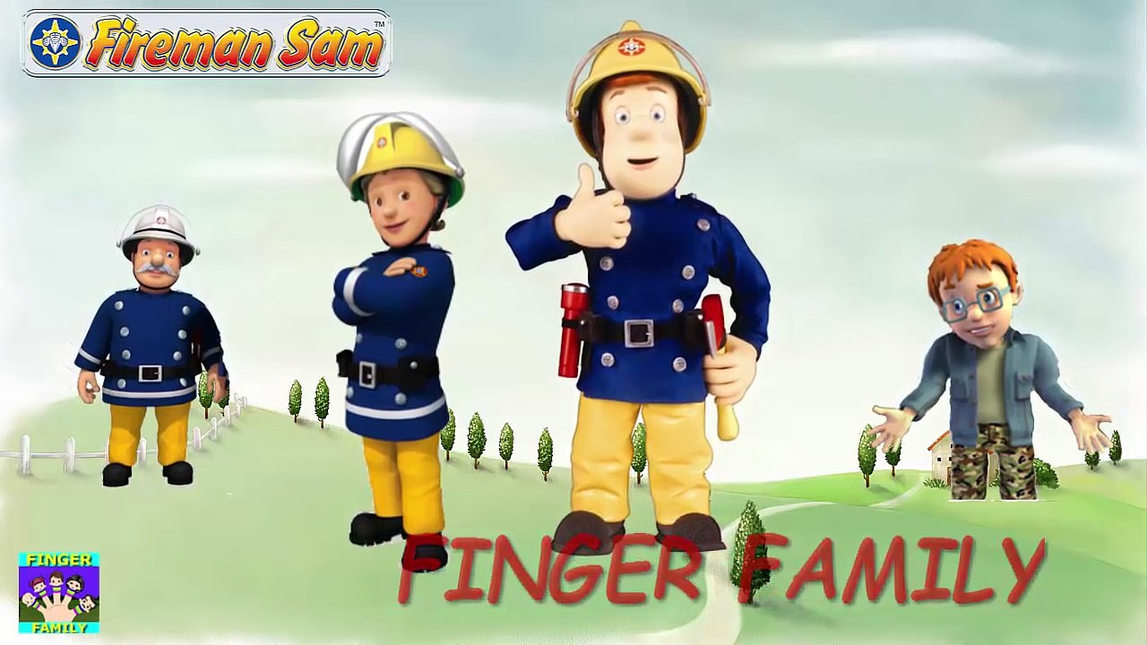 Fireman Sam Finger Family Song - Daddy Finger Nusery Rhymes For Children