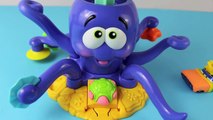 Play Doh Octopus Set with Disney Cars Ramone as Aquaman Superhero and Finding Nemo Toystos
