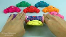 play doh fun - Glitter Play Dough Crabs with Interesting Molds Fun and Creative