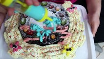 Bad Baby Giant Valentines Cake & Candy Challeng