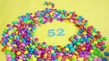 Learn To Count with M&Ms Skittles Play Doh | Numbers, Counting and Colors for Children