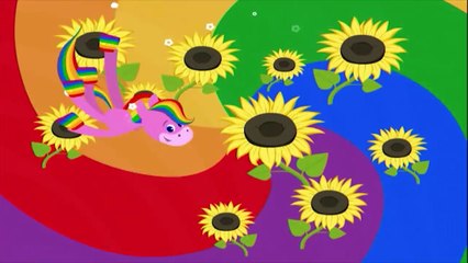 Learning Colors For Kids | Coloring and Music for Children | Rainbow Horse compilation | B