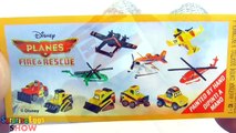4 Surprise Eggs Disney Planes, unboxing Chocolate Eggs Planes Fire and Rescue