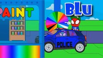 Police Cars Cartoon _ Learn colors for kids _ Learn Vehicles for Children _  Le