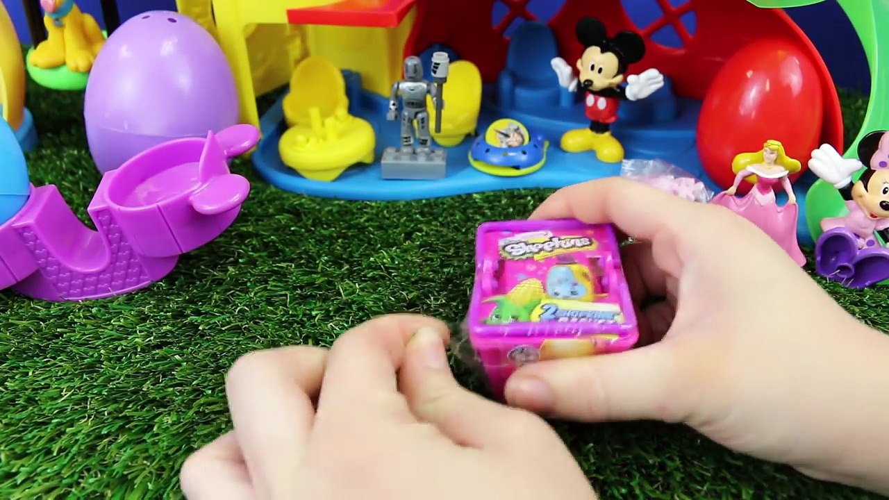 BUBBLE GUPPIES SURPRISE EGGS! Shopkins Season 2 Blind Bags Fashems Disney Frozen Toys