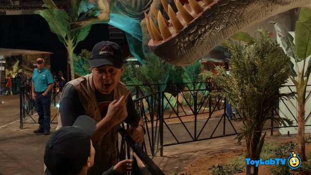 JURASSIC QUEST FOR DINOSAURS! Giant T-Rex Family Fun Theme Park w_ Children's Activities & Kids Toys-16RcdqLsQ90