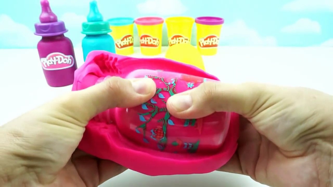 Learn Colors Play Doh Baby Bottle Fun and Creative Beehive Slime Surprise Toys-ULbKRPY4VPw