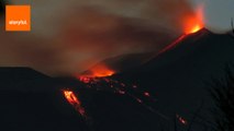 Hypnotic Lava Spews From Etna
