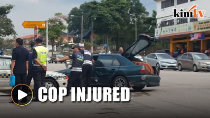 Suspect runs over cop in Johor during high speed pursuit