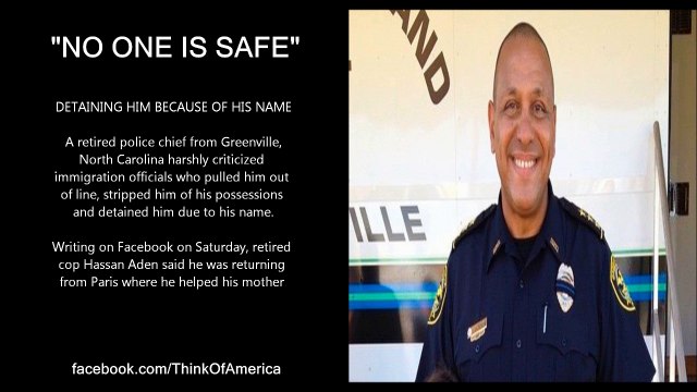 North Carolina Police Chief - Hassan Aden Detained