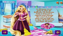 ღ Disney Tangled Princess Rapunzel Room Cleaning (Cute Baby Games)