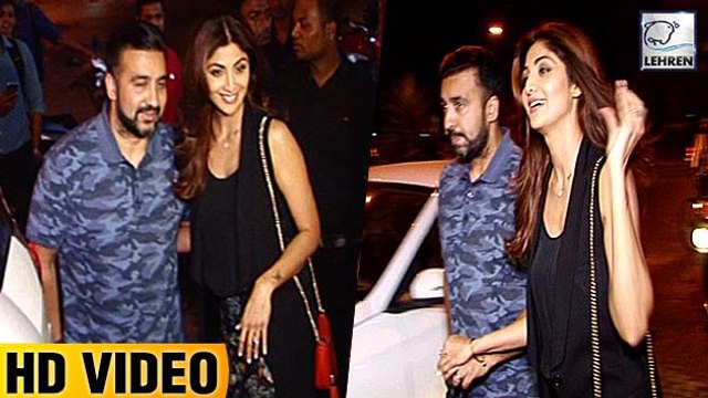 Shilpa Shetty's ROMANTIC Date With Hubby Raj Kundra | LehrenTV