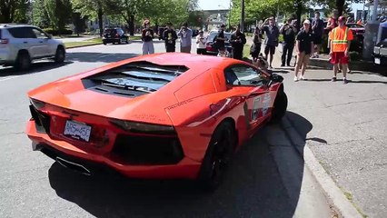 Supercars Arriving  at the 2015 Diamond Rally(2)