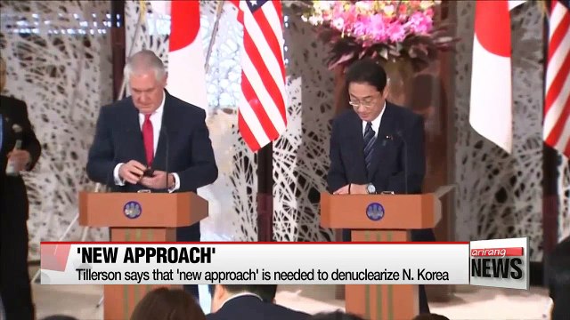 Tillerson concludes Asia trip with question marks over 'new approach' to N. Korea