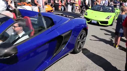 Supercars Arriving  at the 2015 Diamond Rally(3)