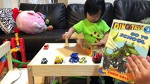 Dinotrux Go To School by Chris Gall - Educational Dinotrux Book Reading by FamilyToyReview