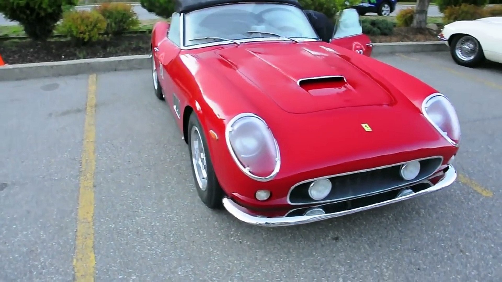 Ferrari 250 Gt Swb California Spyder Engine Startup And Driving