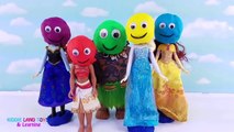 Learn Colors Peppa Pig Finger Family Moana PJ Masks Doc McStuffins Finger Family Nursery R