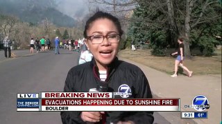 Sunshine Fire forces evacuations in Boulder Colorado