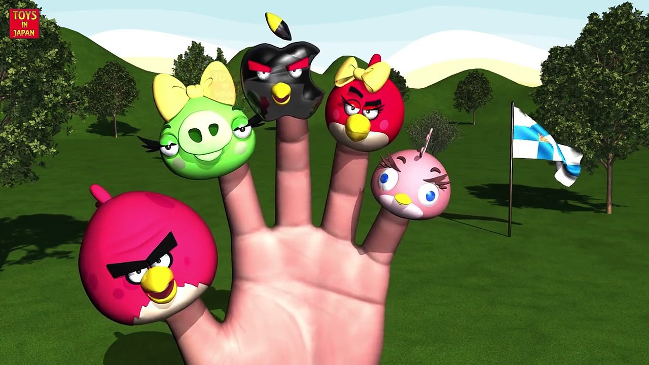Finger Family ANGRY BIRDS - iBIRD Nursery Rhymes for Children PEWDIEPIE SING KARAOKE Finge