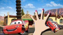 Lightning McQueen Cars The Finger Family song for kids, Nursery Rhymes with Disney Cars  