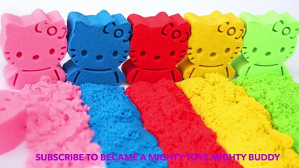 Download Video: DIY How To Make Colors Kinetic Sand Hello Kitty Learn Colors Kinetic Sand-FE