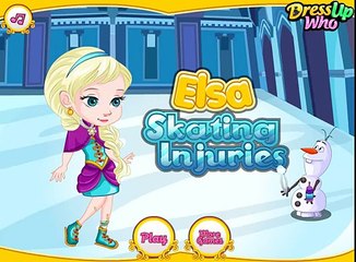 ELSA FROZEN DE PEQUEÑA PATINANDO BABY ELSA SKATING INJURIES ELSA BEBÊ SKATE