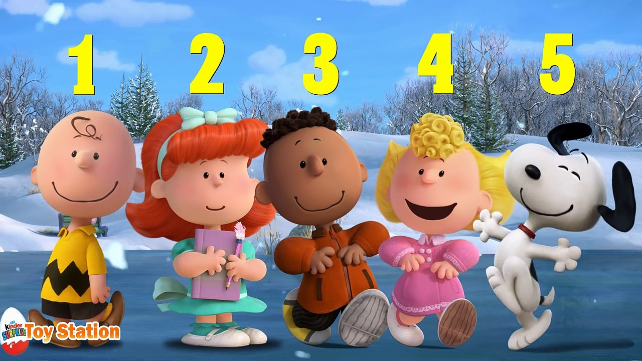 Finger Family Song! Peanuts Charlie Brown, Snoopy, Lucy, Sally, Linus