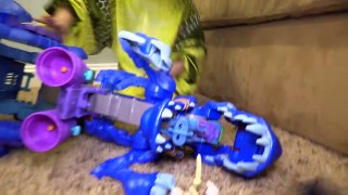 Giant Size GODZILLA vs Ultra T-Rex DINOSAUR in Giant Hatching Surprise Egg Kids   Toys-B