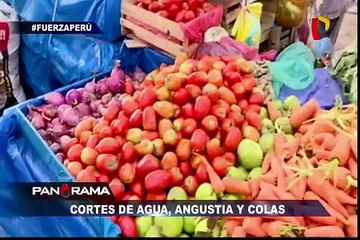 Corte de agua: angustia y colas por desabastecimiento