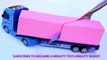 DIY How To Make Kinetic Sand Truck Container Heavy loader Magic Sand Learn Colors-tEqENl