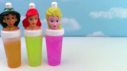 Download Video: Disney Princess SLIME Surprise Toys Slime Clay Ice Cream Popsicle Molds Frozen Elsa Rainbow Colors-g