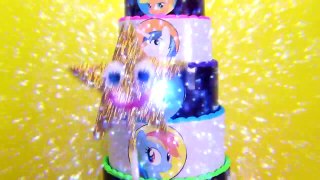 My Little Pony CANDY CAKE GAME with MLP Surprise Toys, Candy Blind Bags Kids Games Video-e37-