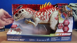 Jurassic World INDOMINUS REX Toy Dinosaurs Hybrid Rampage & Armor I-REX Dinosaur Toys Review-D8b