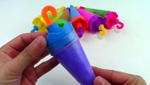 Glitter Slime Clay Ice Cream Popsicles Umbrella Clay Slime Surprise Toys Rainbow Learning Colors-8