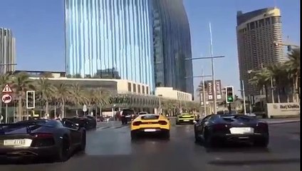 Dubai traffic jam