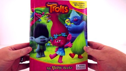 DREAMWORKS TROLLS MOVIE TOYS MY BUSY BOOKS WITH CHARACTERS POPPY BRANCH DJ SUKI AND MORE-OVUC