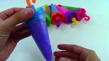 Glitter Slime Clay Ice Cream Popsicles Umbrella Clay Slime Surprise Toys Rainbow Learning Colors-8UZ