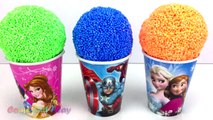 Super Surprise Play Foam Balls Surprise Toys Disney Kinder Joy Learn Colors Numbers Play Doh Ducks-V