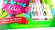 DreamWorks TROLLS Color GUY DIAMOND with CRAYOLA Coloring and Activity Pad and GLITTER-jVd