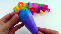 Glitter Slime Clay Ice Cream Popsicles Umbrella Clay Slime Surprise Toys Rainbow Learning Colors-8U