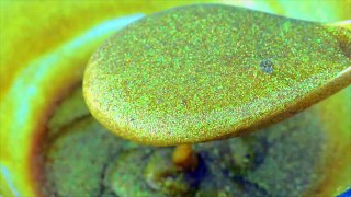 DIY How To Make Super Sparkle Glitter Golden Slime-0NB0ANEu5