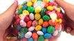 Giant M&M Chocolate Orb Surprise Toys Disney Ooshies Paw Patrol Learn Colors Play Doh Ice Cream Kids-AvSi