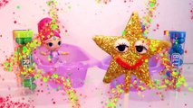 Learn Colors SHIMMER AND SHINE Candy Bath Tub Gumballs Surprise Toys Nick Jr.-nYUX