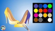 Learn Colors with High Heels _ Learn Colors for Kids - Toddlers - Children - Baby _ Video for Kids-5UdtF