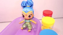 Learn Colors SHIMMER AND SHINE Candy Bath Tub Gumballs Surprise Toys Nick Jr.-nYUX