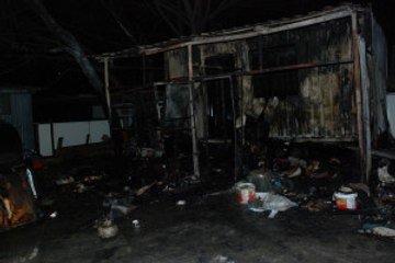 Işçilerin Kaldığı Barakada Yangın : 1 Ölü