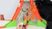 Hot Wheels Volcano Track Launcher ULTIMATE GARAGE PLAYSET Shark Attack kids ToysReview Batman-4idTCvmV