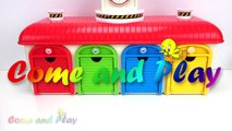 Learn Colors Tayo the Little Bus Squishy Balls Garage Playset Surprise Toys Chocolate Candy Play Doh-ENuu