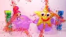 Learn Colors SHIMMER AND SHINE Candy Bath Tub Gumballs Surprise Toys Nick Jr.-nYUXEOEP